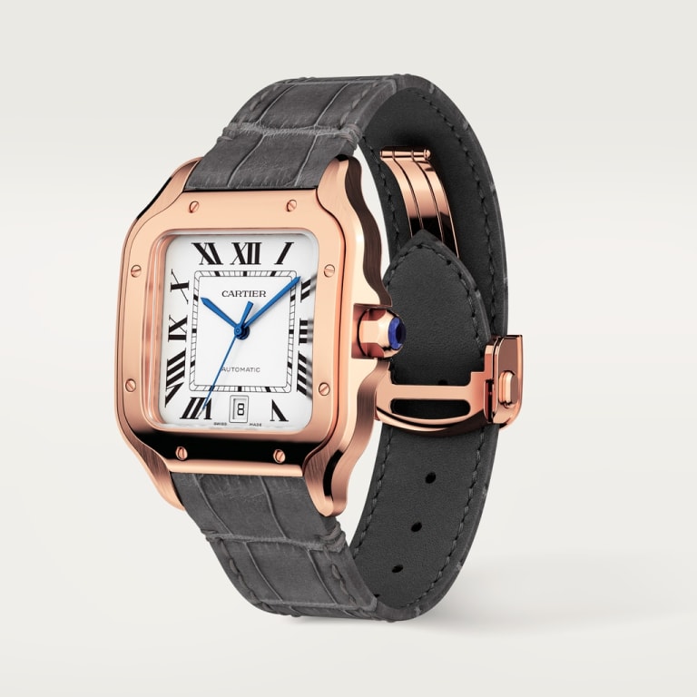 Santos de Cartier Rose Gold White Dial 40mm Product Image 2