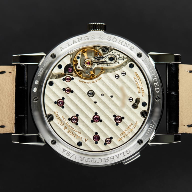 Lange 1 30th Anniversary Platinum Onyx Dial 38mm Product Image 12