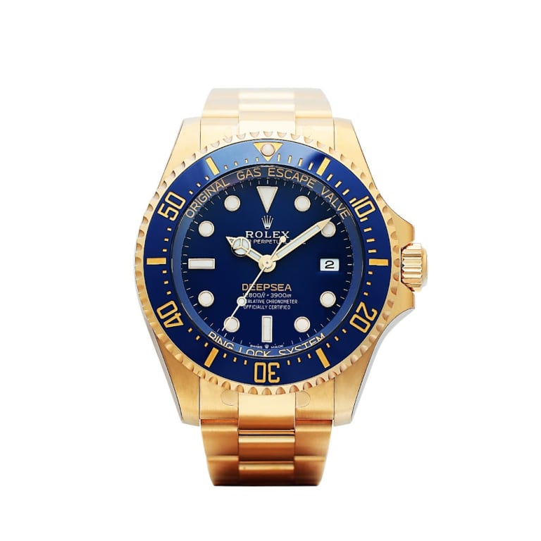 Sea-Dweller Deepsea Yellow Gold Blue Dial 44mm Product Image 1