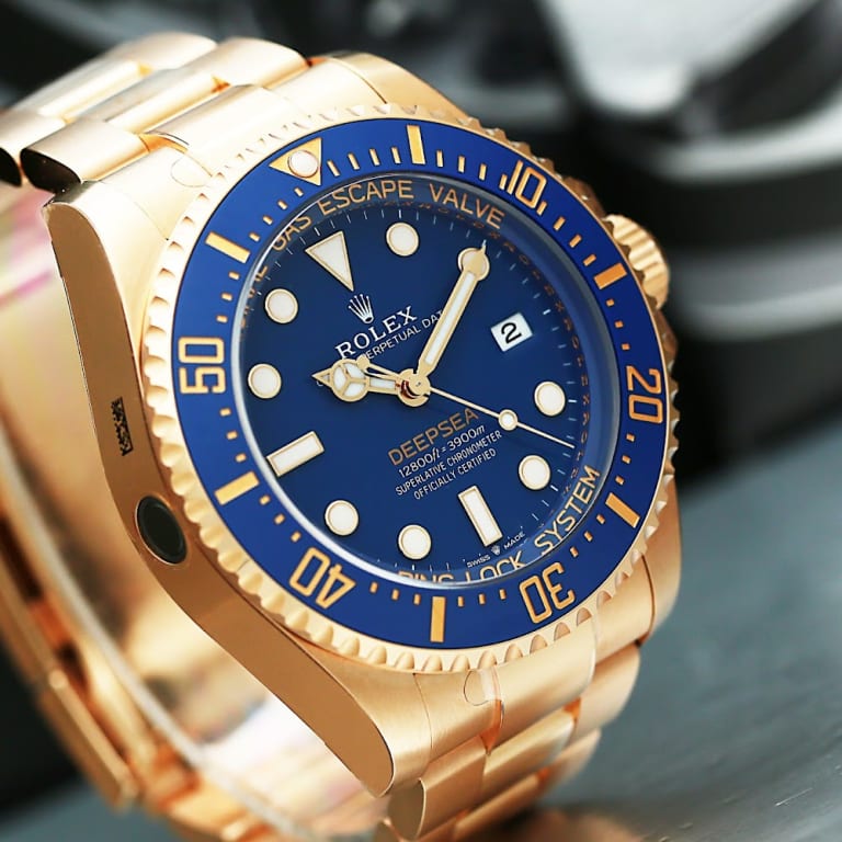 Sea-Dweller Deepsea Yellow Gold Blue Dial 44mm Product Image 2