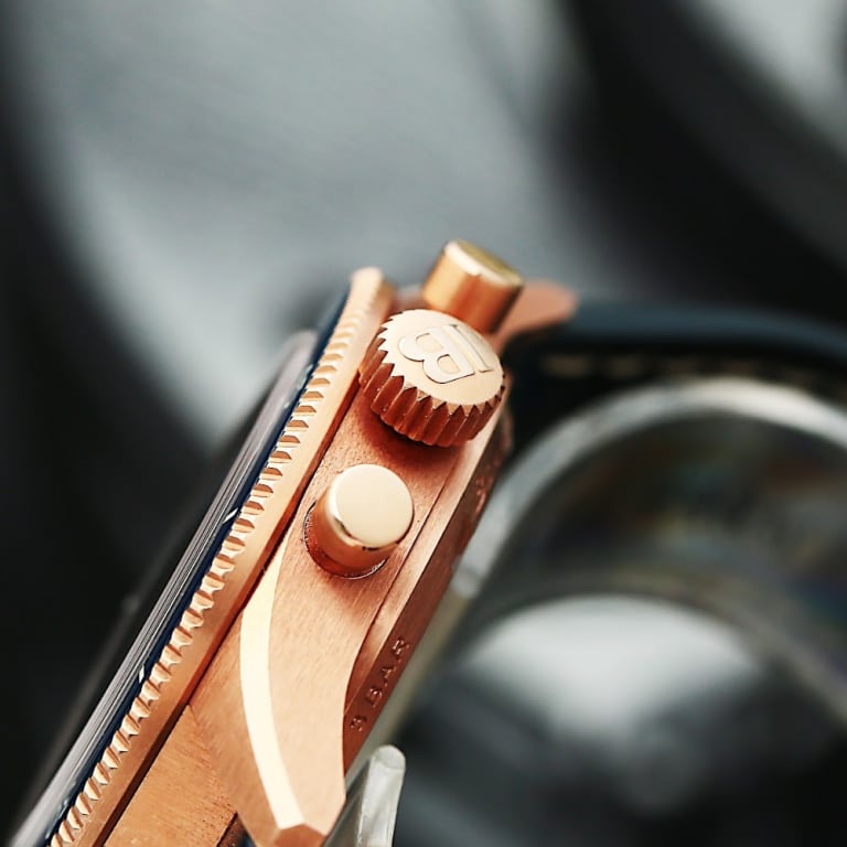 Air Command Rose Gold Blue Dial 36mm Product Image 3