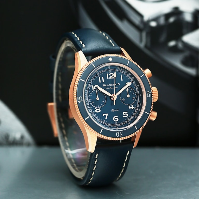 Air Command Rose Gold Blue Dial 36mm Product Image 6