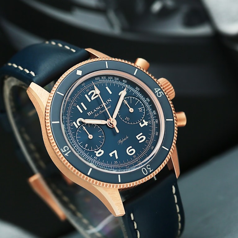Air Command Rose Gold Blue Dial 36mm Product Image 2