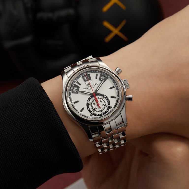 Complications Annual Calendar Chronograph Steel Silver Dial 40mm Product Image 15