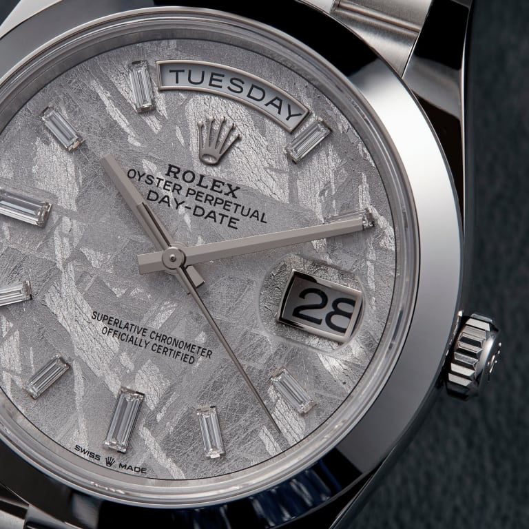 Day-Date Platinum Diamond Meteorite Dial 40mm Product Image 3