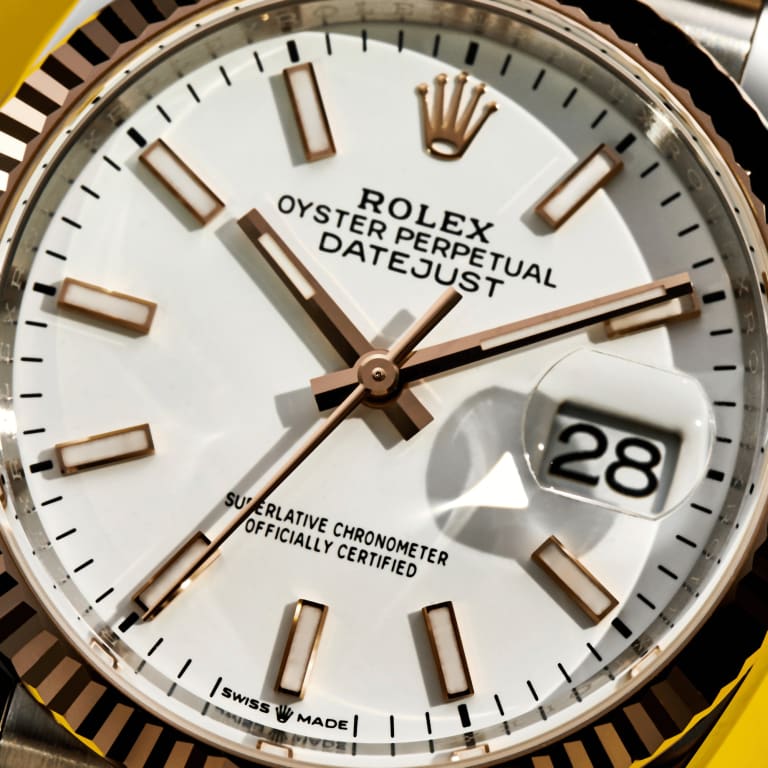Datejust Rose Gold & Steel White Dial 36mm Product Image 7