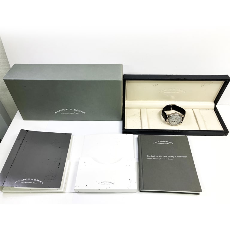 Lange 1 Timezone White Gold Silver Dial 41mm Product Image 7