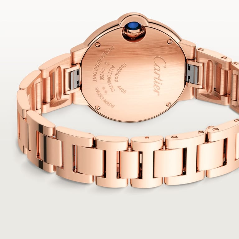 Ballon Bleu de Cartier Rose Gold Diamond Silver Dial 33mm Product Image 4