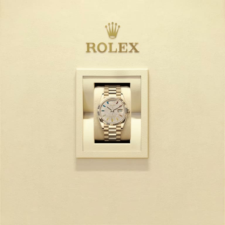 Day-Date Yellow Gold Pave Dial 36mm Product Image 4
