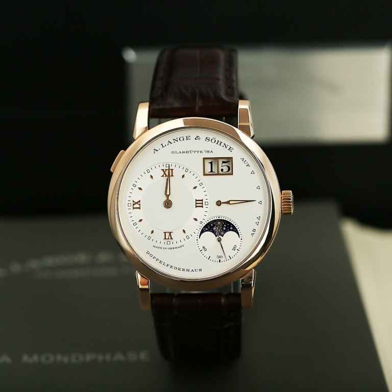 Lange 1 Moonphase Rose Gold Silver Dial 38mm Product Image 2
