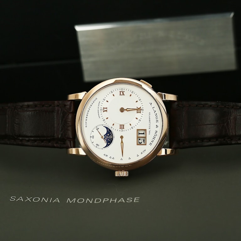 Lange 1 Moonphase Rose Gold Silver Dial 38mm Product Image 3