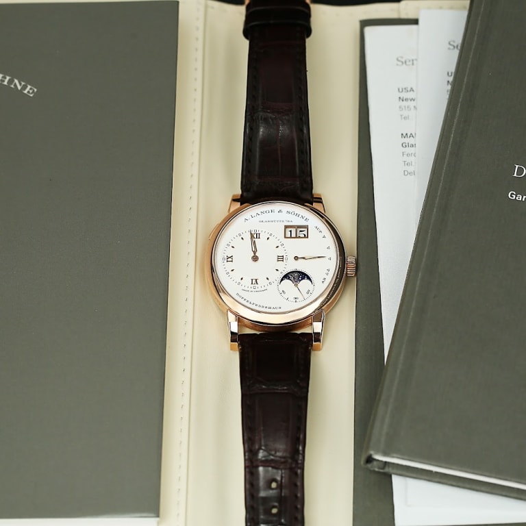 Lange 1 Moonphase Rose Gold Silver Dial 38mm Product Image 7