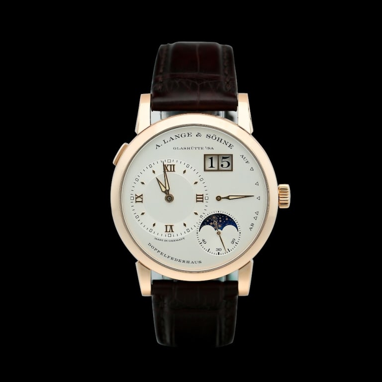 Lange 1 Moonphase Rose Gold Silver Dial 38mm Product Image 1