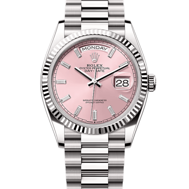 Day-Date White Gold Pink Dial 36mm Product Image 1