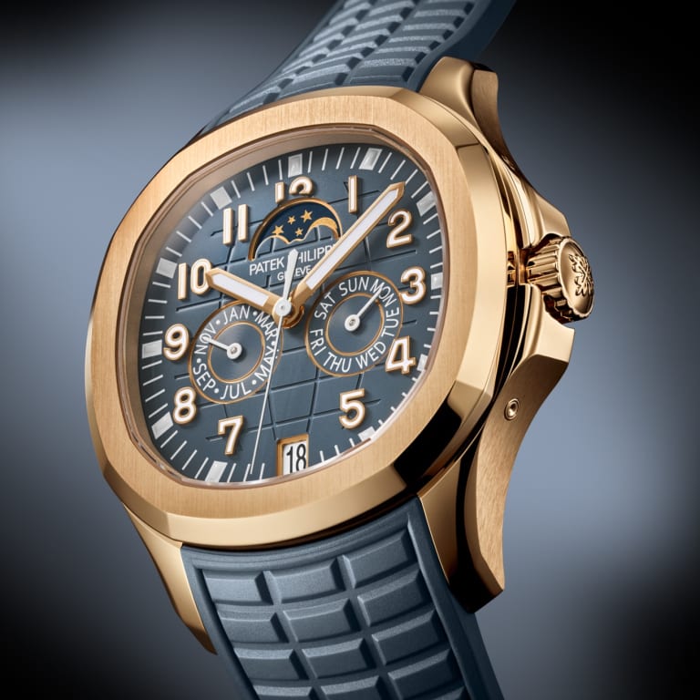 Aquanaut Luce Annual Calendar Rose Gold Blue Dial 39mm Product Image 1