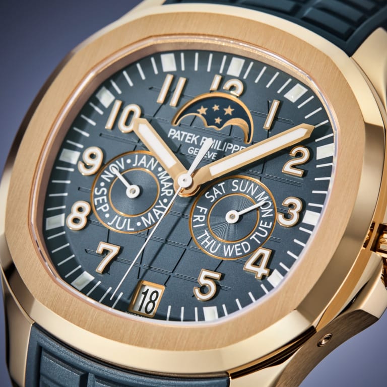 Aquanaut Luce Annual Calendar Rose Gold Blue Dial 39mm Product Image 2