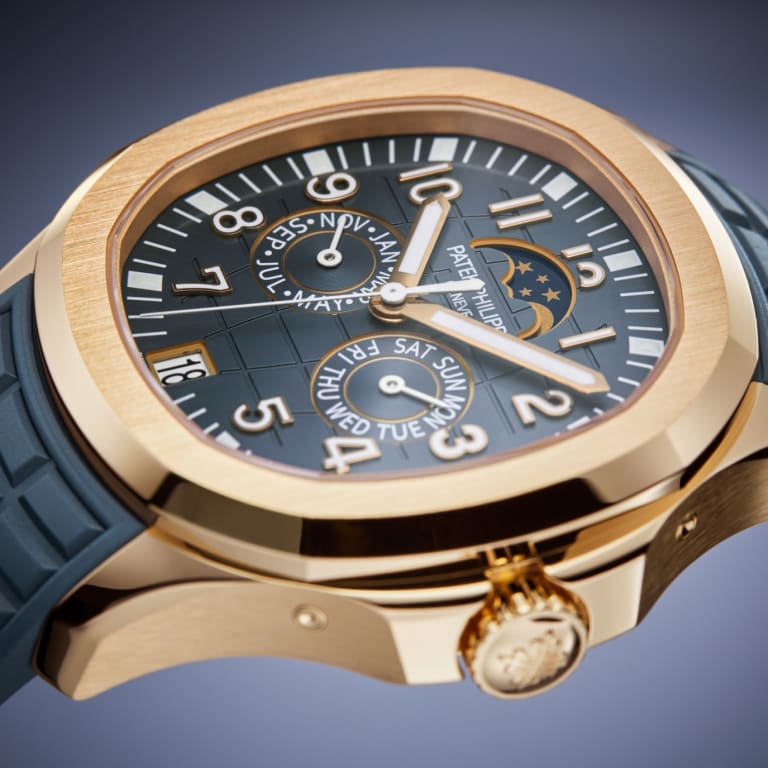 Aquanaut Luce Annual Calendar Rose Gold Blue Dial 39mm Product Image 3
