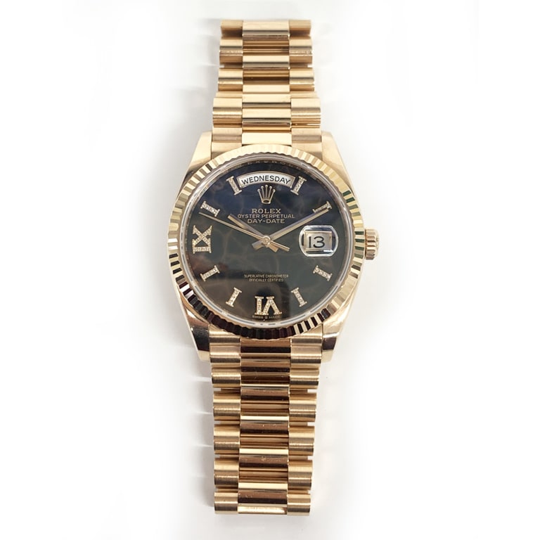 Day-Date 36 Rose Gold Eisenkiesel Dial 36mm Product Image 1