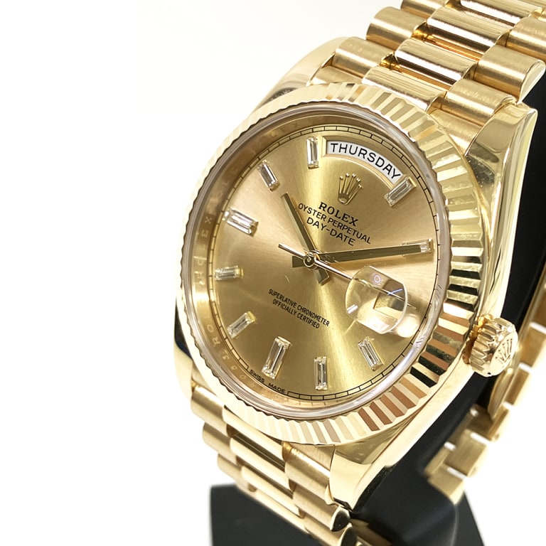 Day-Date Yellow Gold Champagne Dial 40mm Product Image 3