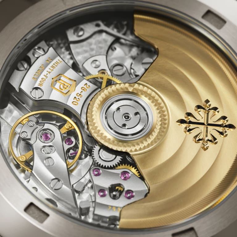 Calatrava Pilot Travel Time Chronograph White Gold Green Dial 42mm Product Image 5