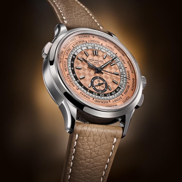 Complications World Time Chronograph Steel Salmon Dial 41mm Product Image 1
