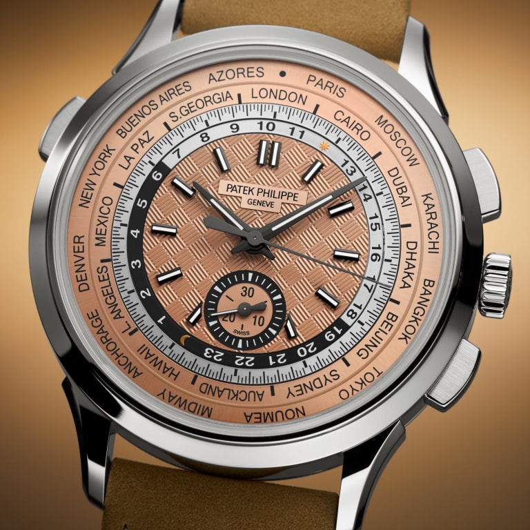 Complications World Time Chronograph Steel Salmon Dial 41mm Product Image 2