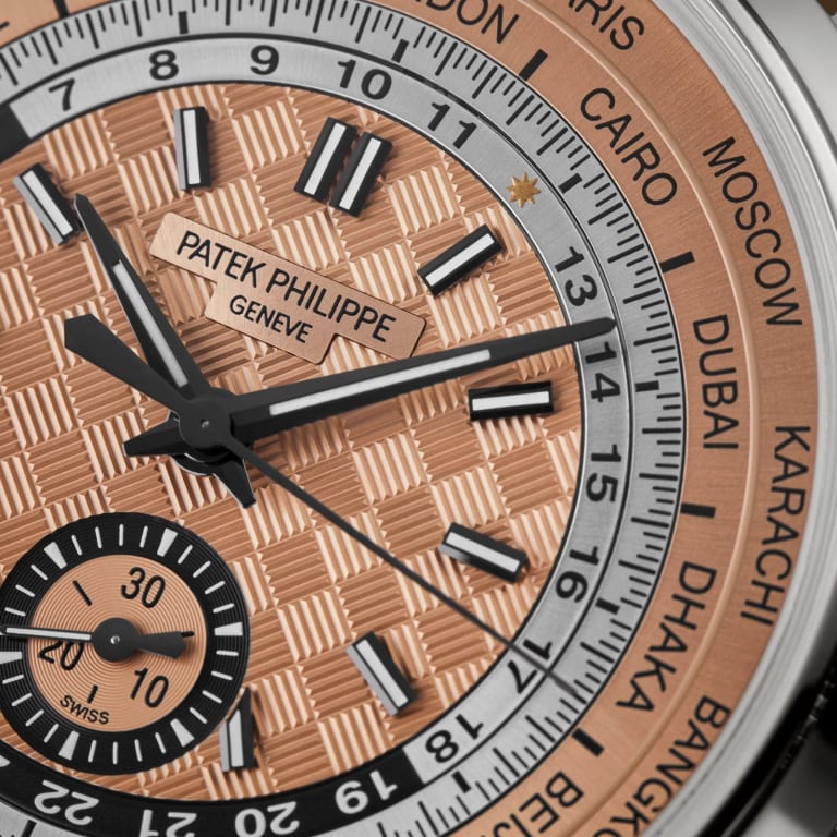 Complications World Time Chronograph Steel Salmon Dial 41mm Product Image 5