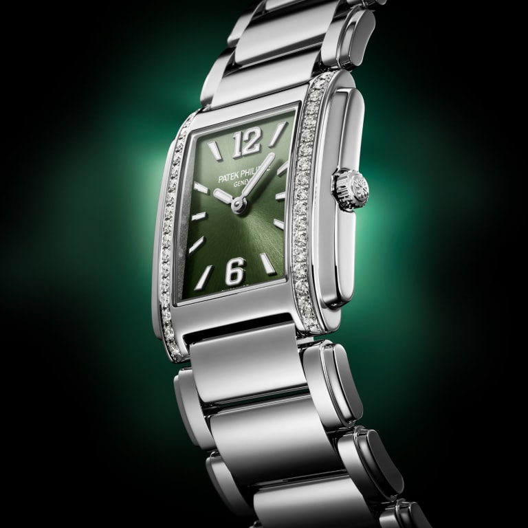 Twenty~4 Manchette Steel Diamond Green Dial 25mm Product Image 1