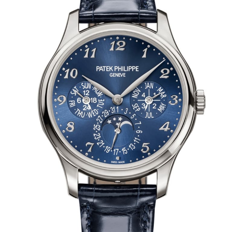 Perpetual Calendar White Gold Blue Dial 39mm Product Image 1