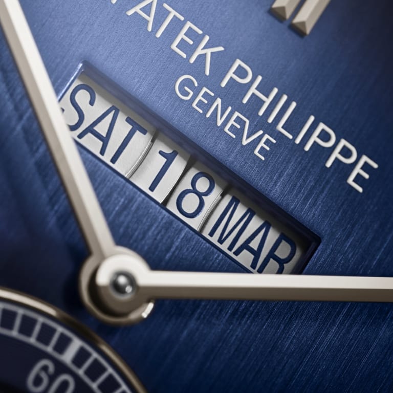 In-Line Perpetual Calendar Platinum Blue Dial 41mm Product Image 4