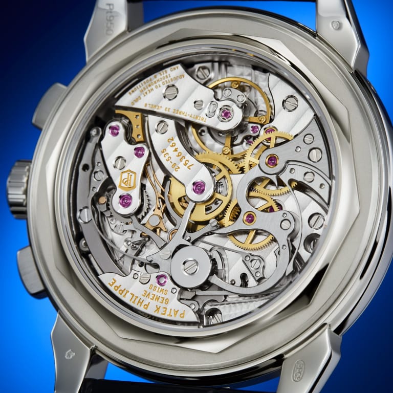 Perpetual Calendar Platinum Gem-Set Blue Dial 41mm Product Image 6