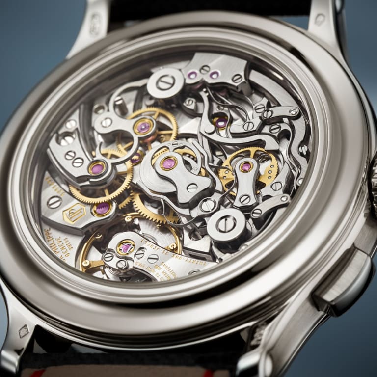 Perpetual Calendar Split-Seconds Chronograph Left-Hander Platinum Grey Dial 38mm Product Image 5