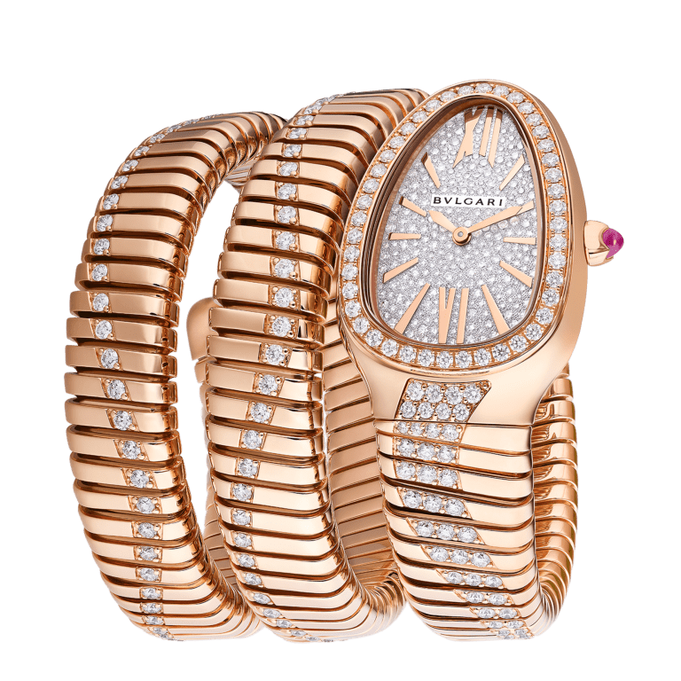 Serpenti Tubogas Rose Gold Diamond Pave Dial 35mm Product Image 3