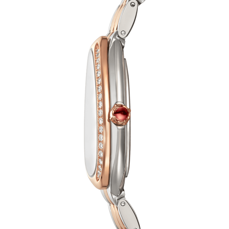 Serpenti Seduttori Rose Gold & Steel Diamond White Dial 33mm Product Image 3