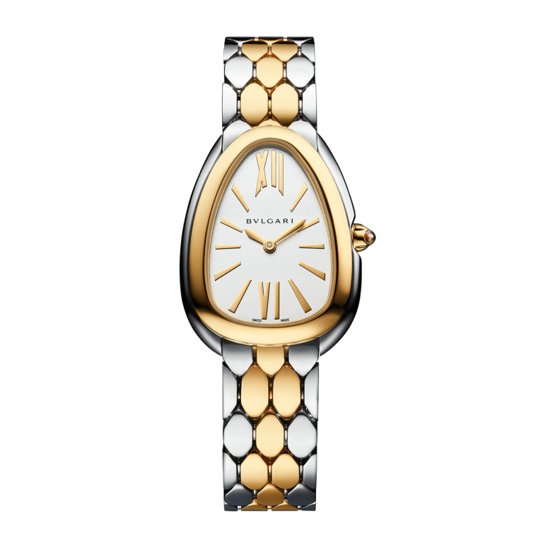 Serpenti Seduttori Yellow Gold & Steel White Dial 33mm Product Image 1