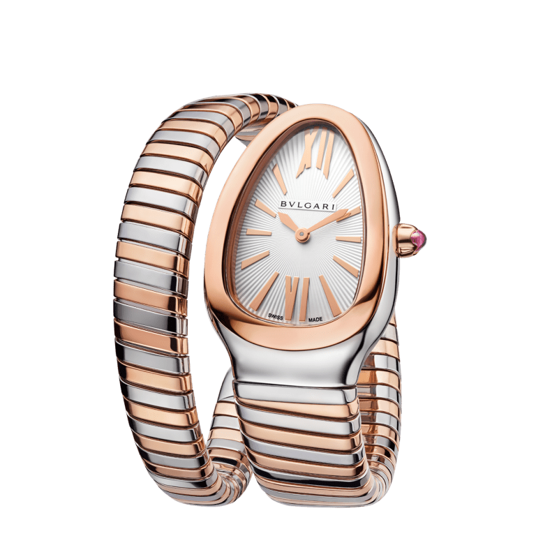 Serpenti Tubogas Rose Gold & Steel White Dial 35mm Product Image 3