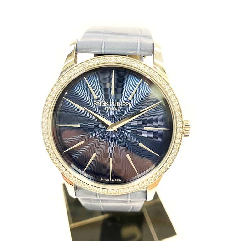 Calatrava White Gold Diamond Blue Dial 35mm Product Image 4
