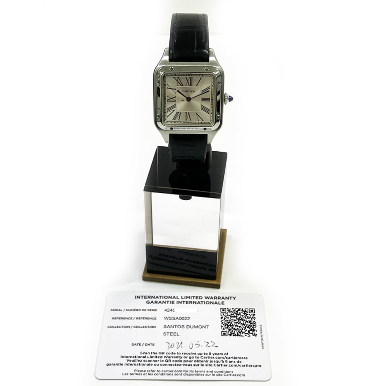 Santos-Dumont Steel Silver Dial 31mm Product Image 6