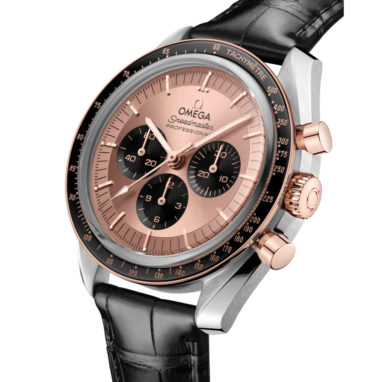 Speedmaster Professional Moonwatch Rose Gold & Steel Pink Dial 42mm Product Image 1