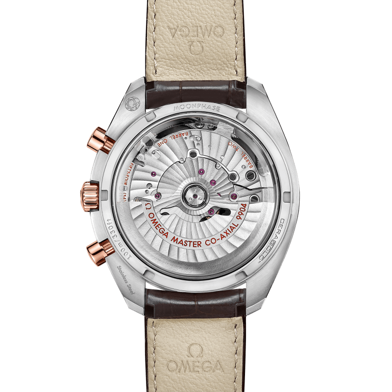 Speedmaster Moonphase Chronograph Rose Gold & Steel Brown Dial 44mm Product Image 2