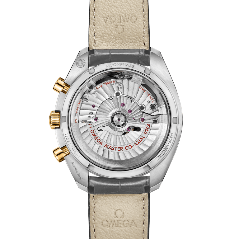 Speedmaster Moonphase Chronograph Yellow Gold & Steel Silver Dial 44mm Product Image 2