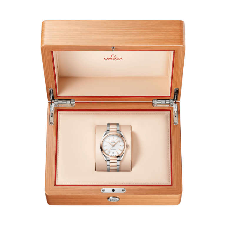 Aqua Terra Rose Gold & Steel Silver Dial 41mm Product Image 6