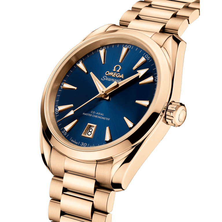 Aqua Terra Yellow Gold Blue Dial 38mm Product Image 3