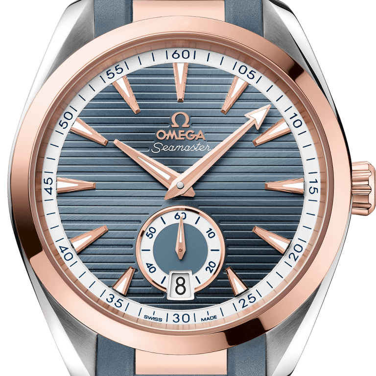 Aqua Terra Small Seconds Rose Gold & Steel Blue Dial 41mm Product Image 4
