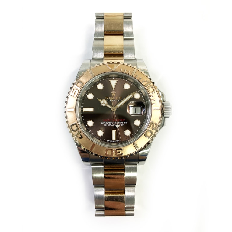Yacht-Master 40 Rose Gold & Steel Brown Dial 40mm Product Image 1