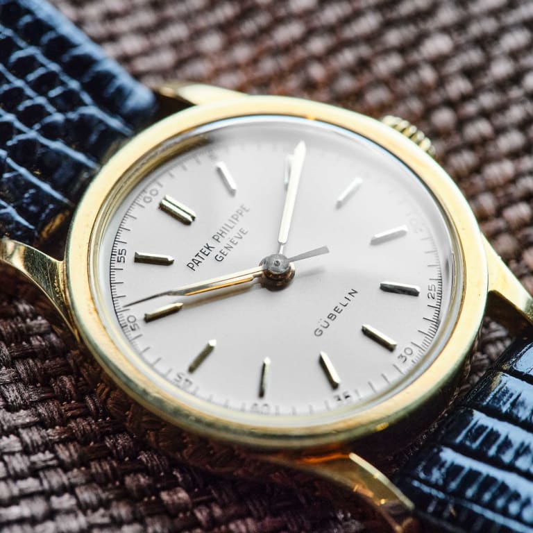 Vintage Calatrava "Gubelin" Yellow Gold White Dial 35mm Product Image 9