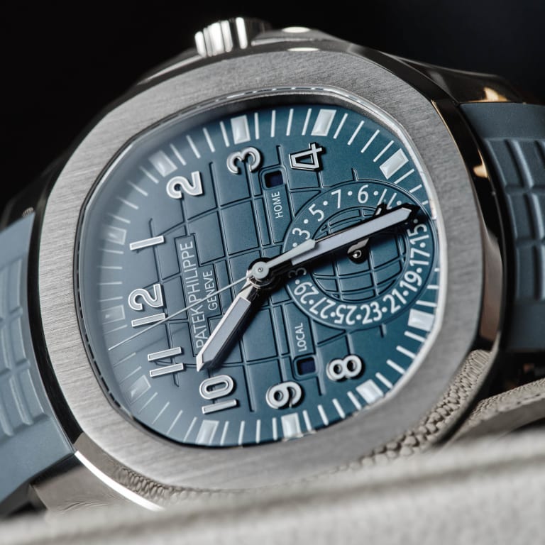 Aquanaut Travel Time White Gold Blue Dial 40mm Product Image 5