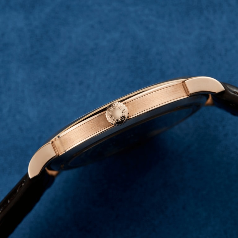 Saxonia Thin Rose Gold Silver Dial 37mm Product Image 5