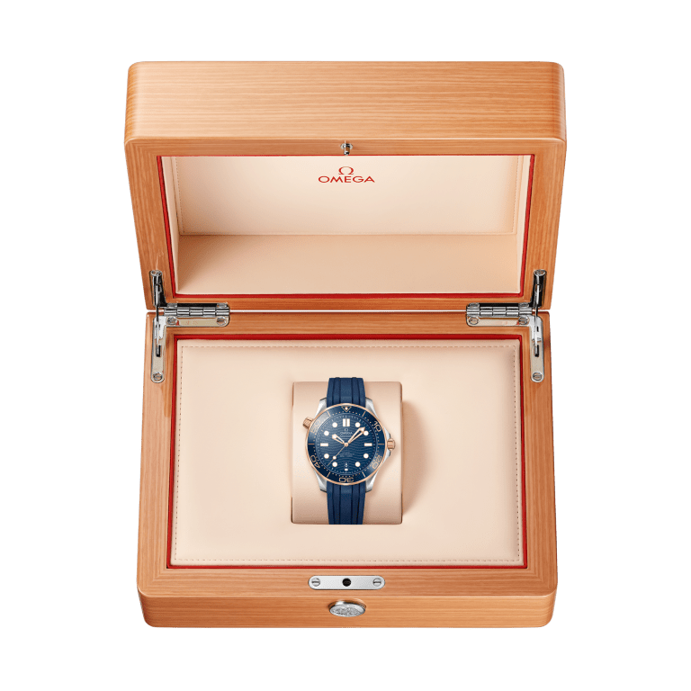 Seamaster Diver 300m Rose Gold & Steel Blue Dial 42mm Product Image 4