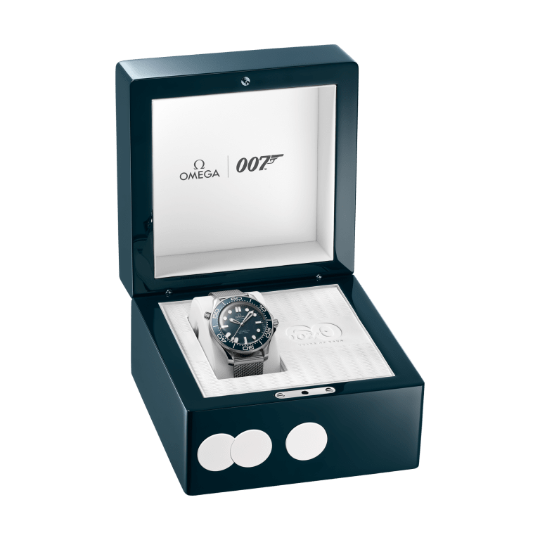 Seamaster Diver 300m "James Bond 60th Anniversary" Steel Blue Dial 42mm Product Image 7